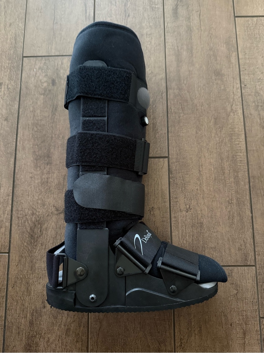 DeRoyal Pacesetter Orthopedic Tall Walker Boot Black Size Small